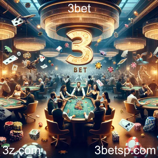 Imagem promocional da 3bet mostrando a plataforma e suas vantagens